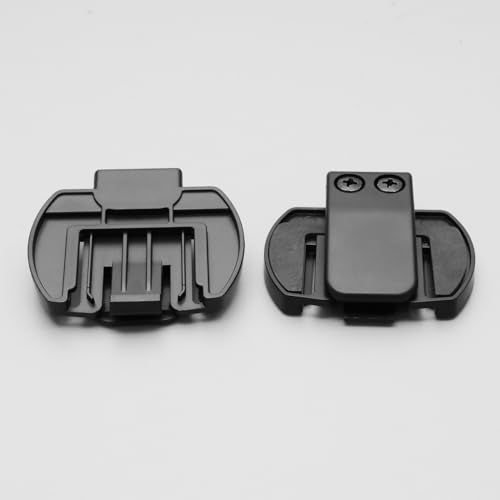 ECSiNG 2pcs Motorcycle Helmet Bluetooth Headset Intercom Bracket Bluetooth Intercom Host Bracket Mounting Clip Compatible with V6 V4 Series Motorcycle Intercom