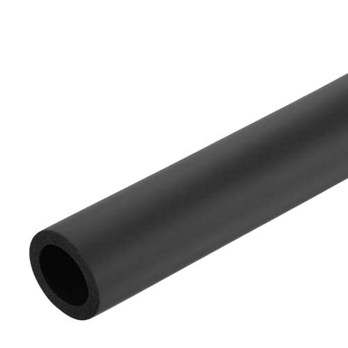 uxcell Foam Tubing for Handle Grip Support,22mm(7/8") ID 32mm(1 1/4") OD 0.3 Meter/1ft Length Black - color: Black, size: 22mm x 32mm x 0.3 m