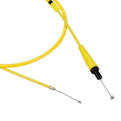 Motorcycle Twist Throttle 7/8" 22mm with Handle Grip Throttle Cable CNC Assembly Universal for 150 200 250 EXC XC XCW XCF XCFW EXCF EXCR XCRW Dirt Pit Bike ATV Mini Bike Gold - color: gold