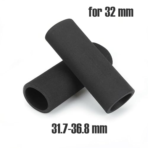 Rubber Handlebar Grip Motorcycle Handlebar Grip Sleeve Foam Anti Slip Vibration for TDM 850 550 for Tracer 700 Gts 300 - color: 31.7-36.8mm