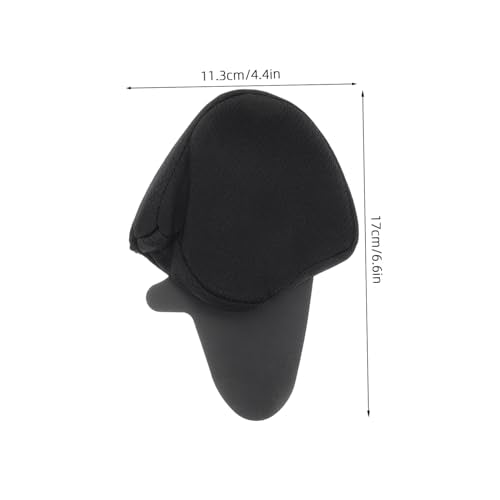 OUNONA 2pcs Motorcycle Helmet Ear Protection Pads Wind Blocking Ear Warmers for Biking Cycling Comfortable Full Coverage Muffs for Noise Reduction