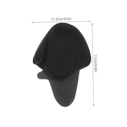 OUNONA 2pcs Motorcycle Helmet Ear Protection Pads Wind Blocking Ear Warmers for Biking Cycling Comfortable Full Coverage Muffs for Noise Reduction