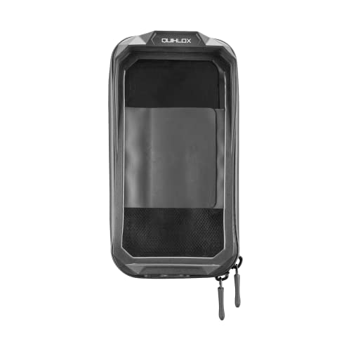 INTERPHONE, Quiklox Mobile Phone Waterproof Softcase for Motorcycle, Bike and Car, Universal Waterproof Hard Case Smartphone with Protections on Screen and Corners, with Anti-Slip Straps - style: Waterproof case