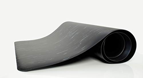 Guardian Marble Top Anti-Fatigue Floor Mat, Vinyl, 3'x5', Black, Black Marble (34366030CD) | Vinyl, Black Marble, 34366030CD - color: Black Marble, size: 60"L x 36"W x 0.5"Th