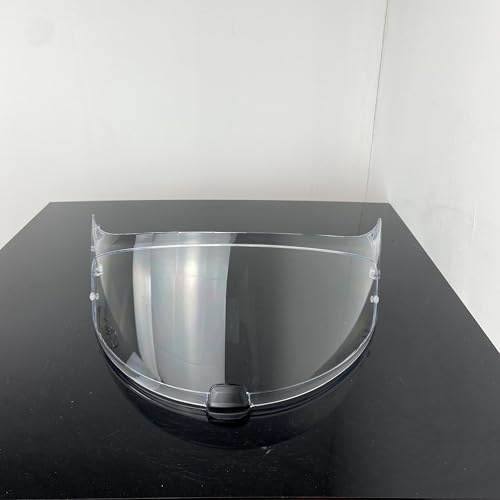 HJ20M Helmet Visor With Anti Fog Film, Motorcycle Helmet Face Shield Windshield Lens For HJC C70 FG-17 FG-ST IS-17 (Clear+Film) - color: Clear+film