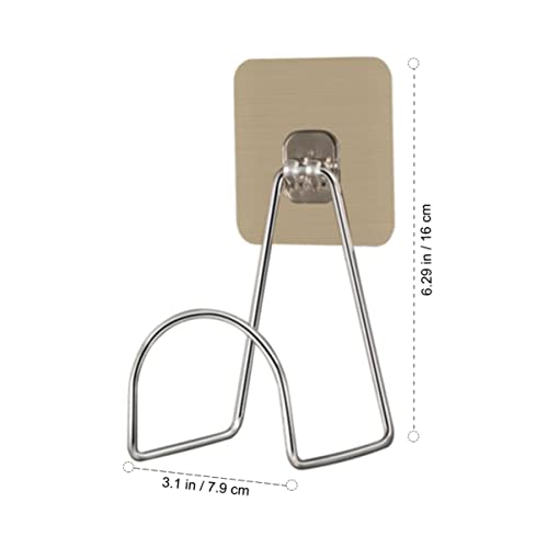 VOSAREA Helmet Wall Hook Self-Adhesive Motorcycle Helmet Storage Rack Wall-Mounted Holder for Safe and Convenient