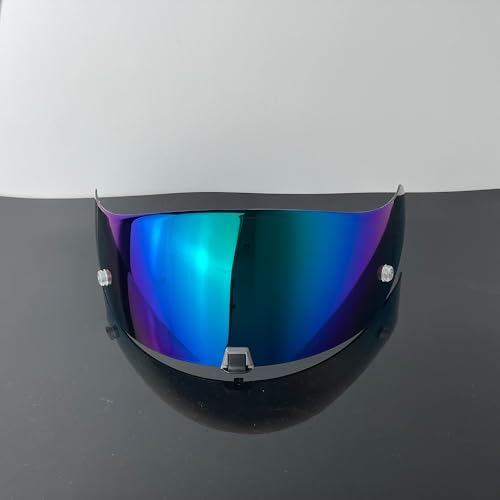 R1 Air Helmet Visor Replacement,Tinted Motorcycle Helmet Face shield Windshield lens for R1,R1 Air,R1 EVO,T520,ST1400,391 (Rainbow) - color: Rainbow