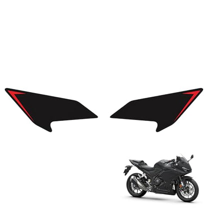 Tank Pad Sticker For CBR400R CBR500R Thermal Insulation, Damage Prevention, Coating Protection,The Fuel Tank Pad, CBR400R Accessories,CBR500R Accessories (Red text on black background B) - color: Red text on black background B