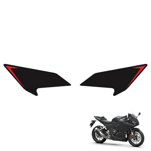 Tank Pad Sticker For CBR400R CBR500R Thermal Insulation, Damage Prevention, Coating Protection,The Fuel Tank Pad, CBR400R Accessories,CBR500R Accessories (Red text on black background B) - color: Red text on black background B
