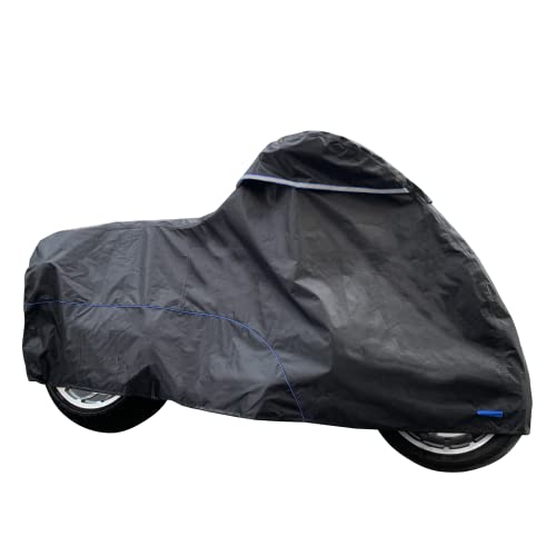 FENRIR 96" Motorcycle Cover Waterproof Outdoor Storage Exhaust Pipe Anti-Scalding Compatible with Harley Davidson Softail Fat bob Fat boy Low Rider Breakout Indian Scout Chief Shadow Vulcan Boulevard - size: 96.45"X41.33"X49.21" Cruiser