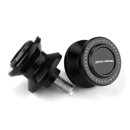Motorcycle M8 Swingarm Spools Slider Compatible With K.awasaki ZX4RR 2023 2024 2025 2026 | Swing Arm Stand Screws Bobbins ZX-4RR ZX 4RR ZX400 Accessories (black-4) - color: black-4