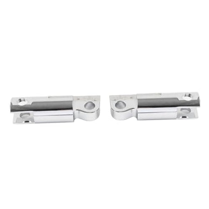 Bacar Motorcycle 3/8" Male Mount Footpeg Extension Kit Clevis Support for Harley Dyna Sportster Softail Touring Chrome Aluminum 1 Pair