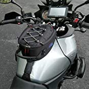 Chase Harper USA 450 Strap Mount Tank Bag - Water-Resistant, Tear-Resistant, Industrial Grade Ballistic Nylon with Anti-Scratch Rubberized Polymer Bottom, Adjustable Strap Mounting - style: 450 Tank Bag - Strap Mount