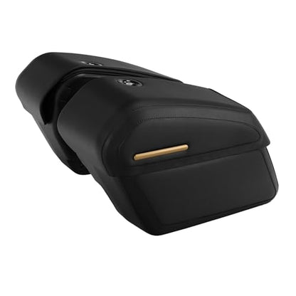 Motorcycle Leather Detachable Saddlebags Fit for Harley Softail FatBoy Breakout 114 FLFB FLFBS FXBR 2018-2024