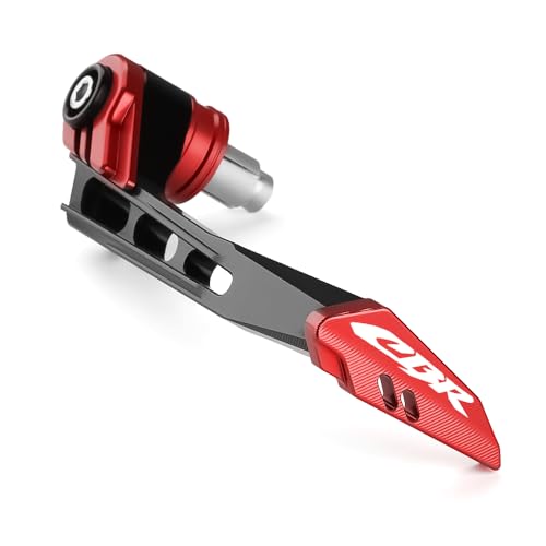 Motorcycle Brake Clutch Lever Guards Bar End Handguard Compatible with H.onda CBR 500R CBR600RR/CBR1000RR | Handlebar Protector CBR125/250R/300R Accessories (red) - color: Red