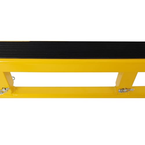 Motorcycle Engine Cradle Dolly 1500lbs, Engine Stand with 4×360° Swivel Wheels Heavy Duty Racks for Motorcycle Maintenance, Engine Stand (Yellow) - color: Yellow