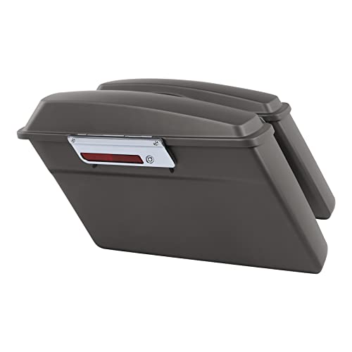 SLMOTO Hard Saddlebags Fit For Harley Electra Road King Glide 1994-2013 - color: For Pewter Denim