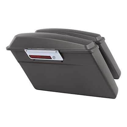 SLMOTO Hard Saddlebags Fit For Harley Electra Road King Glide 1994-2013 - color: For Pewter Denim