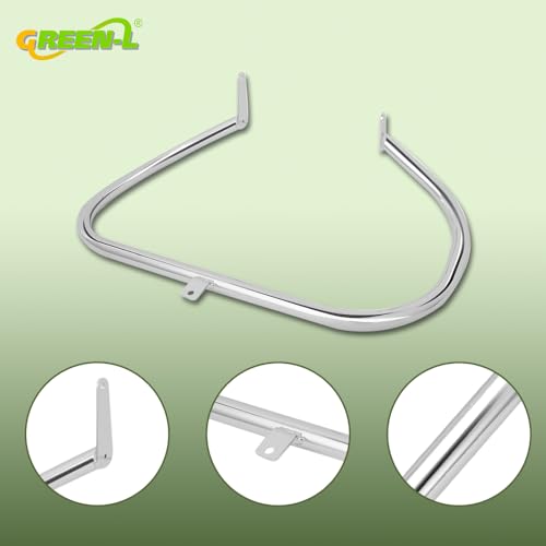 Green-L Highway Crash Bar Fit for Honda 2004-2025 Shadow AERO VT750 2010-2025 Phantom 2007-2014 Spirit C2 Shaft Drive Motorcycle 1 1/4" Engine Guard Protector - color: Chrome