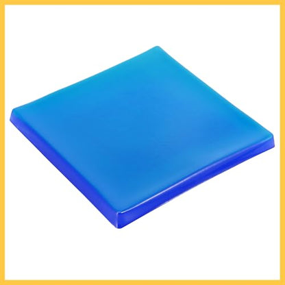 25x25x2cm Motorcycle Seat Gel Pad Shock Absorption Mat Comfortable Soft Cushion Blue Auto Replacement Parts