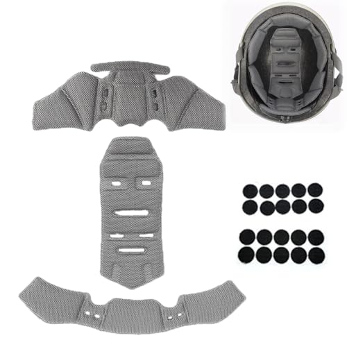 Helmet Padding for Arai RX-7V Racing RX-7 Corsair RX-7 Corsair V, Breathable Motorcycle Helmet Liner, Memory Foam Pad Protective Mat Kits Set, Comfort Helmet Cushion Replacement Liner - color: B Gray