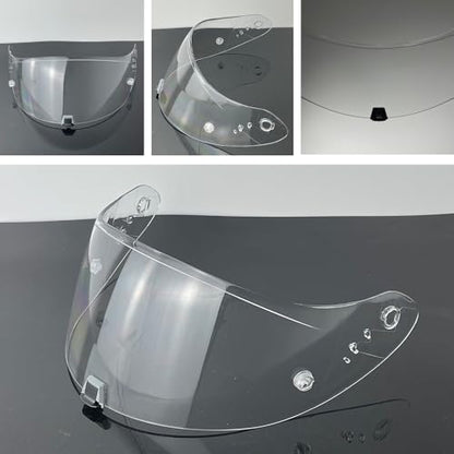 R1 Air Helmet Visor Replacement,Tinted Motorcycle Helmet Face shield Windshield lens for R1,R1 Air,R1 EVO,T520,ST1400,391 (Clear) - color: Clear