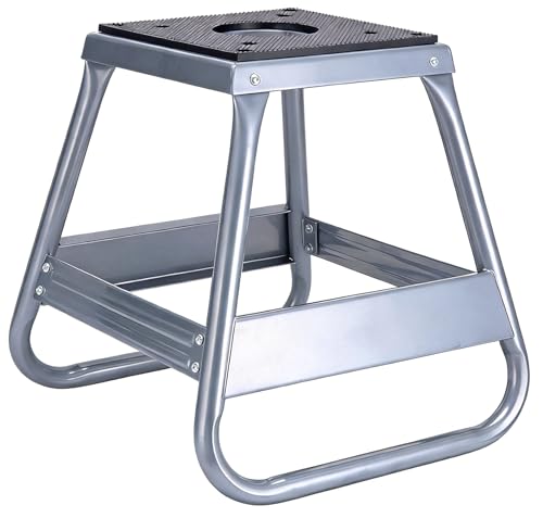 Motorcycle Lift Stand Dirt Bike Stand, Universal Steel Motocross Stand Dirt Bike Panel Stand Hoist Maintenance Lift Jack 1000LB Capacity