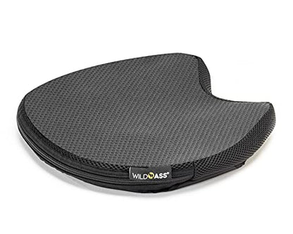 Wild Ass Saddle Classic - Motorcycle Air Gel Seat Pad, Ergonomic Air-Adjusting Cushion with Straps, Universal Fit for Ultimate Comfort & Relief, Cool Flow Motorcycle Accessory for Long Rides - Black - style: Classic