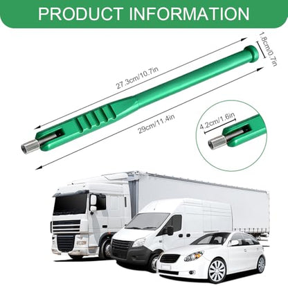 Tire Valve Stem Puller, Valve Stem Removal Tool, No Scratch High Tensile Strength Valves Lever Tool, Automotive Tire Repair Replacement Accessories for Most SUV Motorcycle Truck (Green) - color: Green