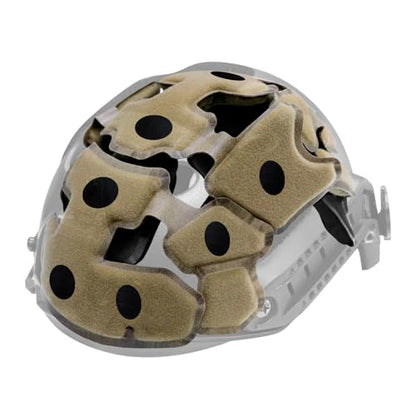 Tactical Helmet Pads - Universal Replacement Internal Memory Foam Pad Inserts for ACH, MICH, EXF Helmets - color: Khaki-3