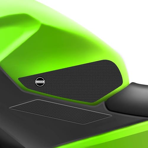 Silicone Tank Grips for Kawasaki Ninja 400 / Z400 2018+ | Super Strong Adhesive, Anti Slip Knee Pads, Scratch Protection | Exact Fit Motorcycle Accessories