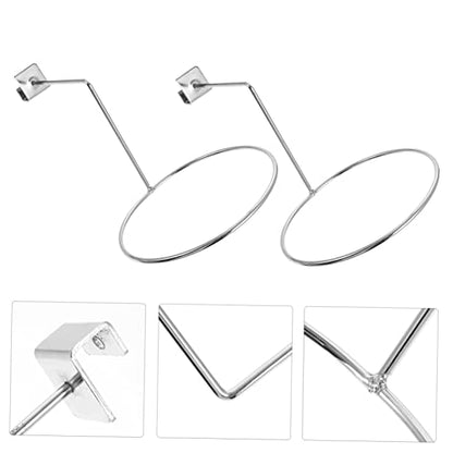 iplusmile 2pcs Hat Rack Closet Hooks for Wall Jacket Hooks Helmet Storage Holder Hats Holder Rack Helmet Hanger Multipurpose Hanger Storage Rack White Wall-Mounted Motorcycle Steel