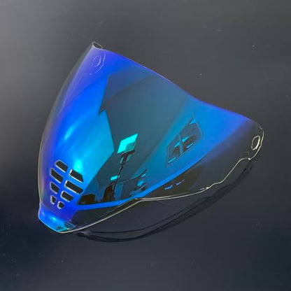 Airflite Shield Uv-protected For ICON IC-06 Airflite Face Shield Replacement Helmet Visor (Revo Clear Blue-day and night) - color: Revo Clear Blue-day and Night