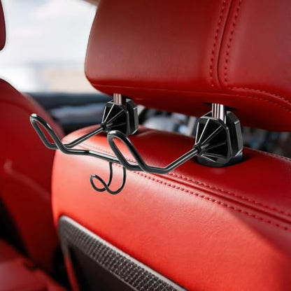 1 PCS Triple Hook Hard Hat Holder for Truck Seat Heavy Duty Metal Hard Hat Accessories Holder for Truck SUV Car Seat to Keep Helmet Safety Vest Bag Caps Car, Seat Back Hanger for Men Women - style: Triple Hook