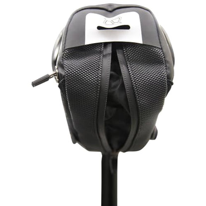 MSR Bicycle Seat Bag Black Bike Under Seat Saddle Bag for Mountain or Road Extra Storage and Taillight Mount