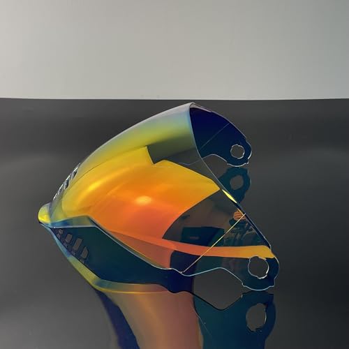 Airflite Shield Uv-protected For ICON IC-06 Airflite Face Shield Replacement Helmet Visor (Revo Clear Red-day and night) - color: Revo Clear Red-day and Night