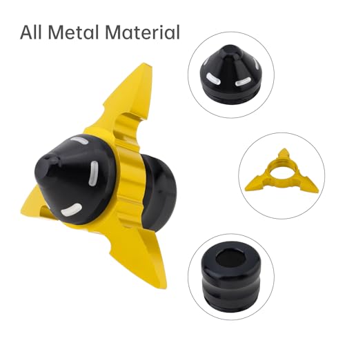 Windance 4pcs Front Wheel Frame Sliders Aluminum Alloy Dart Shape Front Fork Crash Protection Cup for Motorcycles Motocross Moped Scooters Dirt Pit Bikes (Gold) - color: Gold