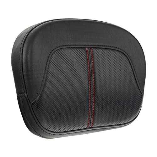 TCMT Detachable Sissy Bar Backrest Pad Fits For Harley 1997-2023 Touring Road King Electra Glide Street Glide Road Glide 2018-2023 Softail Slim FLSL Low Rider FXLR - color: Style Q#2