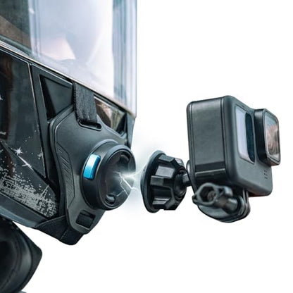 Magnetic Quick Release Motorcycle Helmet Chin Strap Mount Compatible with Go pro (T8) - color: T8