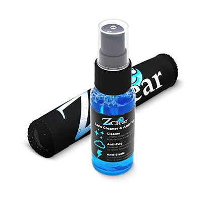 Z Clear 1 Ounce Anti Fog Spray for Eye & Sunglasses -Glass & Plastic Cleaner - Fog Free Cleaning Spray for Glasses, Eyewear, Goggles- Pack of 1-1oz spray & Microfiber Towel