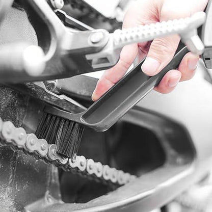 MiOYOOW Motorcycle Chain Brush, Portable Bike Chain Washer Non Disassembly Bike Chain Cleaning Tool for Bike Motorcycle Chain