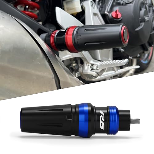 Motorcycle Exhaust Sliders Crash Protector Compatible with Y.amha YZF R6 2006 2007-2017 2018 2019 2020 2021 | Frame Slider Falling Protection YZFR6 YZF-R6 YZF600 Accessories (Blue) - color: blue