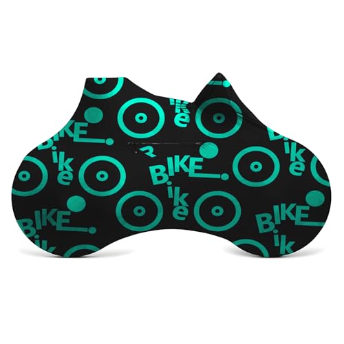 Bike Cover with 5 Zippers, Anti-Scratch Bicycle Storage Guard for Apartment & Garage, Fits Wall Hangers & Car Racks, Dust-Proof Full Protection for Most Bikes (Green) - color: Green