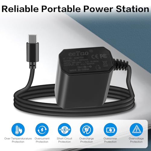 5V USB-C Charger for Brake Free Helmet Light Smart Wireless Motorcycle Light Battery USB Type C Replacement Power Supply Adapter