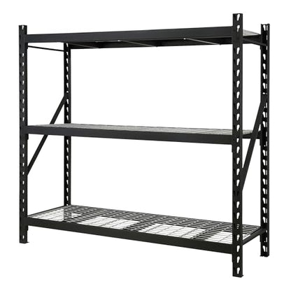 Ironton Industrial Shelving Rack, 3 Storage Shelves Steel Construction 3-Tier Rack with 2000-Lb Load Capacity Per Shelf, Garage Storage Rack - size: 3 Tier