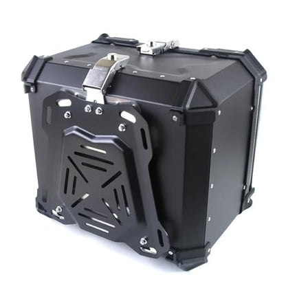 Motorcycle Box 1Pc 45L 55L 65L Motorcycle Top Rear Luggage Box Bracket Plate Trunk Boot Quick Release Base Plate Shelf Holder Aluminum Fashionable (Color : 55L 65L) - color: 55l 65l