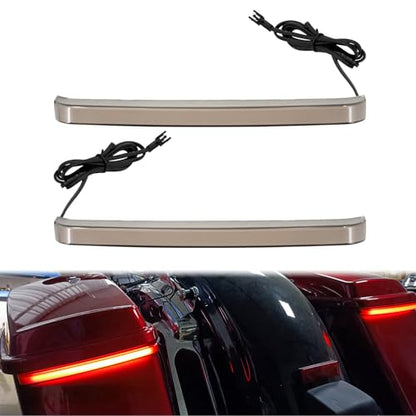 LED Saddlebag Tail Light with Running Brake Light and Sequential Turn Signal Lamp Fit for Harley Touring Street Glide Road King Road Glide Electra Glide Ultra Limited 2014-2024 (Beige Lens) - color: 2014-2024 Beige