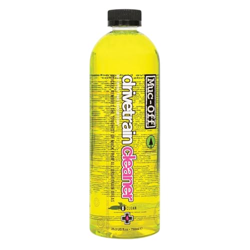 Muc-Off Bio Drivetrain Cleaner | Effective Biodegradable Bicycle Chain Cleaner and Degreaser Spray | Suitable for All Types of Bike - size: 25.3 Fl Oz (Pack of 1)