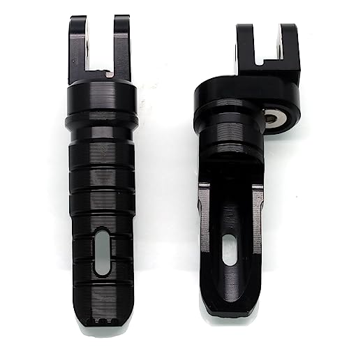 MZS Motorcycle Foot Pegs, Front Double Roating Rider Footpegs Compatible with Monster 696 to 1200 Models/Scrambler 400 800 1100 / Multistrada 950 1200 1260 / Hypermotard 821 950 / Hyperstrada 821 - size: Monster/Scrambler/Multistrada/Hypermotard