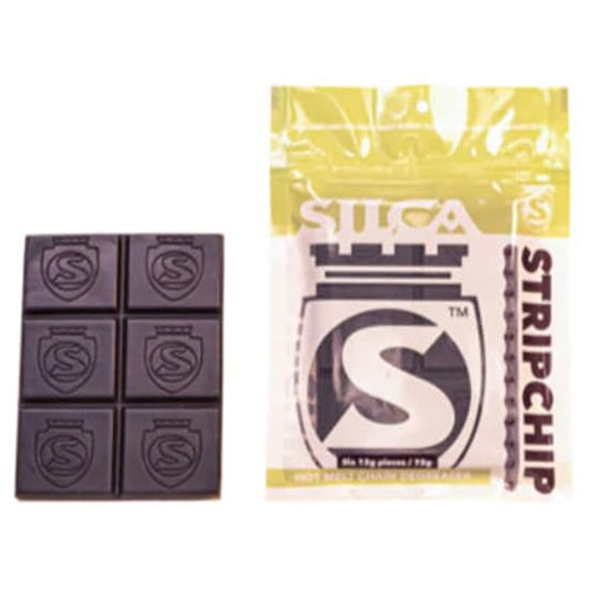 SILCA StripChip Hot Melt Wax Bike Chain Degreaser - 6 Individual Chips, 12g Each - Wax Additive Fully Cleans 6 New Bicycle Chains, Factory-Greased to Race-Ready in 10 Minutes